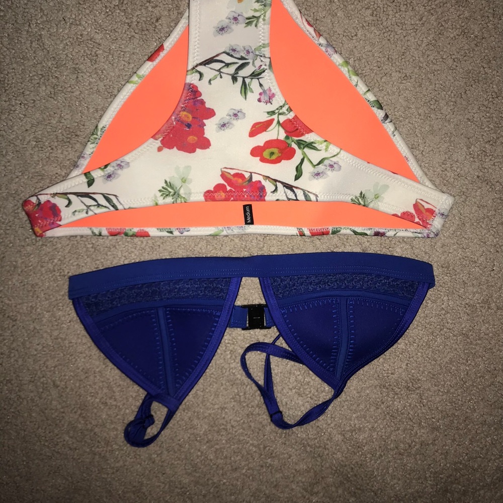Triangl neoprene swimsuit!! Paloma blue